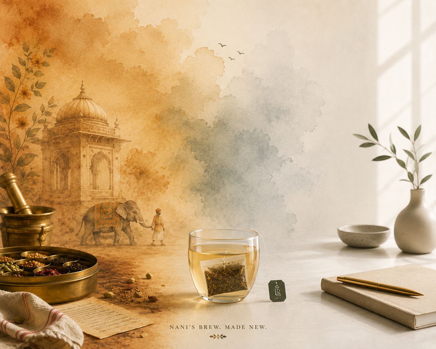 <p>Old wisdom.<br/>New ritual.</p>